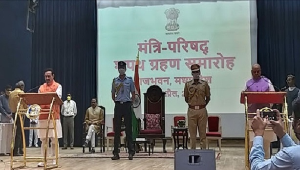 ମୁଖ୍ୟମନ୍ତ୍ରୀ ଶିବରାଜ ସିଂହଙ୍କ ମନ୍ତ୍ରୀମଣ୍ଡଳର ନୂଆ ମନ୍ତ୍ରୀଙ୍କ ଶପଥ ଗ୍ରହଣ